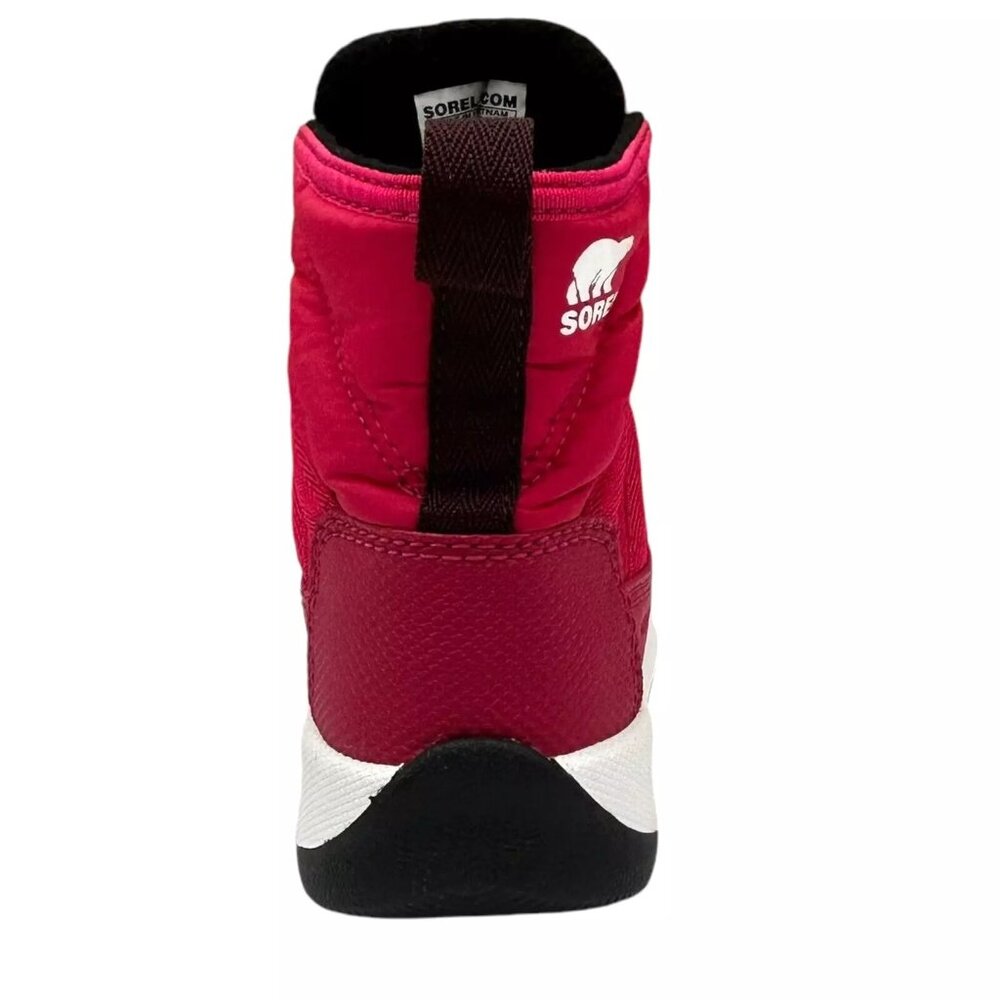 Sorel Toddler Girl's/Boy's Lined Snow Boots Size 9 Fuchsia Rush/Black Waterproof - Picture 5 of 12